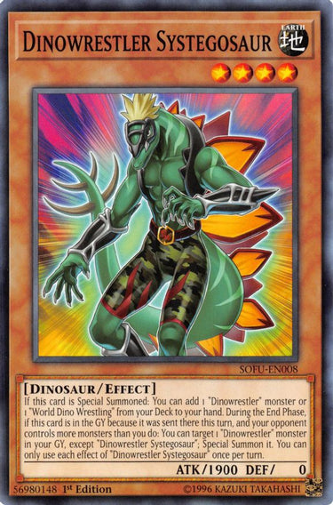 Dinowrestler Systegosaur | SOFU-EN008